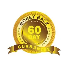 60-day money-back guarantee badge